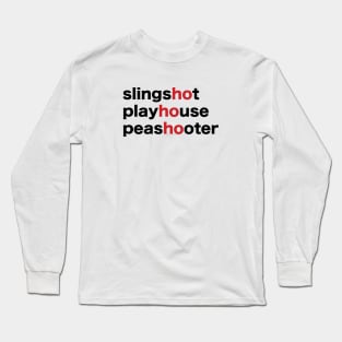 Holiday Scrabble Words - design no. 4 Long Sleeve T-Shirt